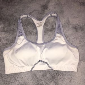 White Champion sports bra